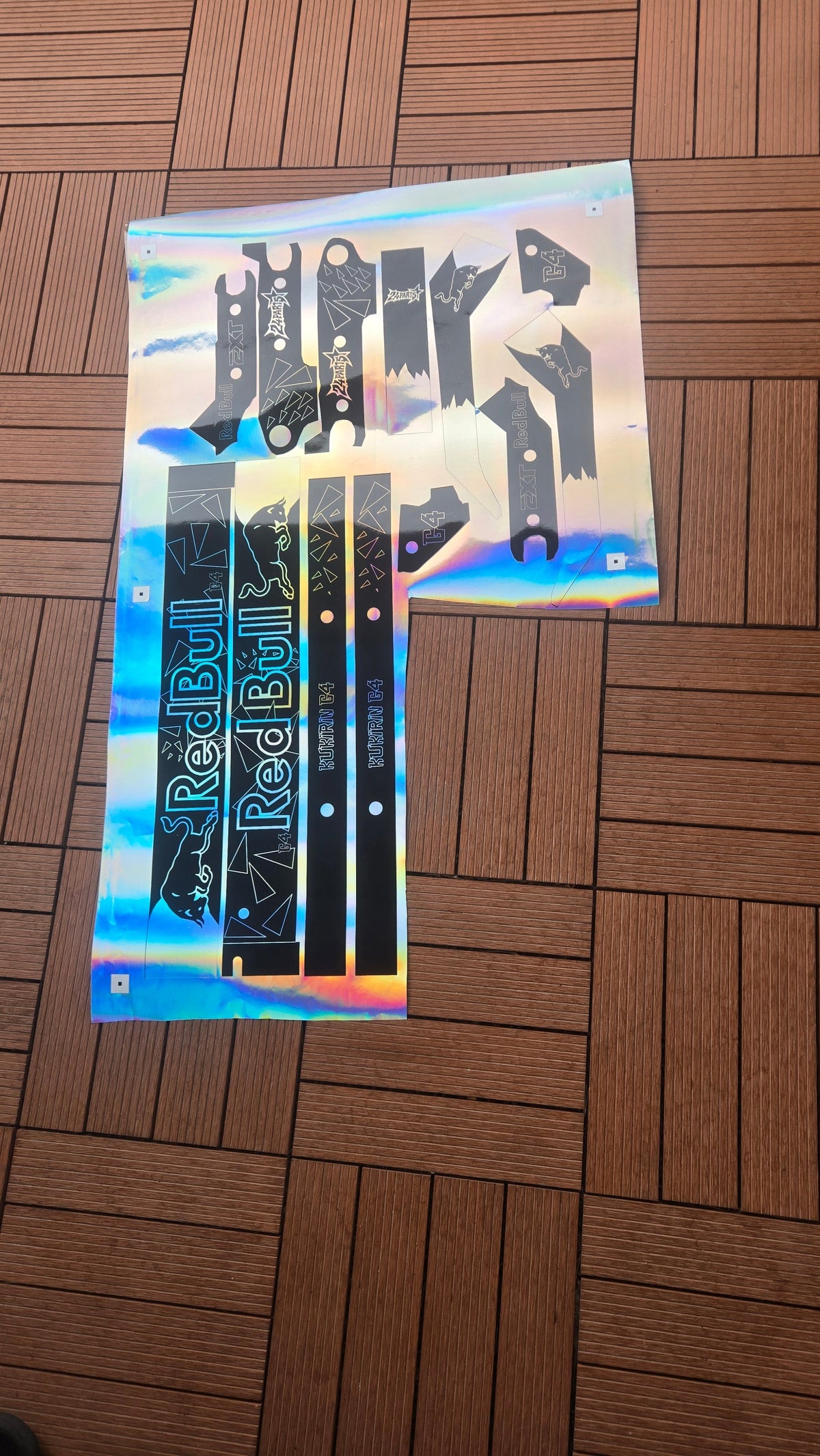 escooter graphics kit ( kukirn g2 g4 ausom l1 NEW DROP! – redbull holo 1