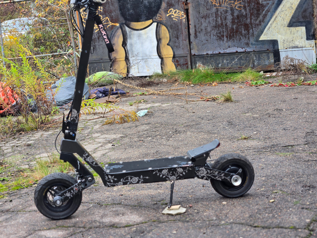 Electric Scooter wrap / graphics kit kukirin G2 G4 Ausom l1 – roses and vines