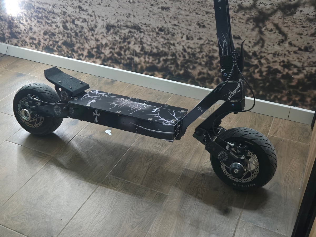 Electric Scooter wrap / graphics kit kukirin G2 G4 Ausom l1 – Chrome H Remaster