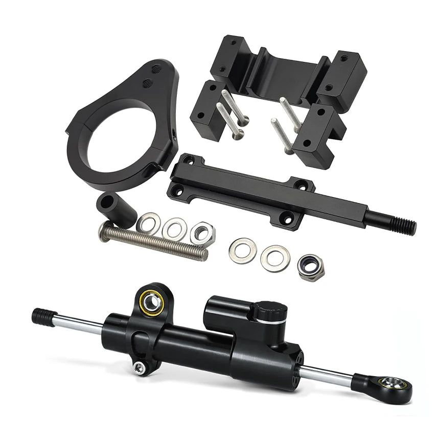 Zestaw damper do Kukirin G2 Master bez wiercenia, gotowy do montażu.