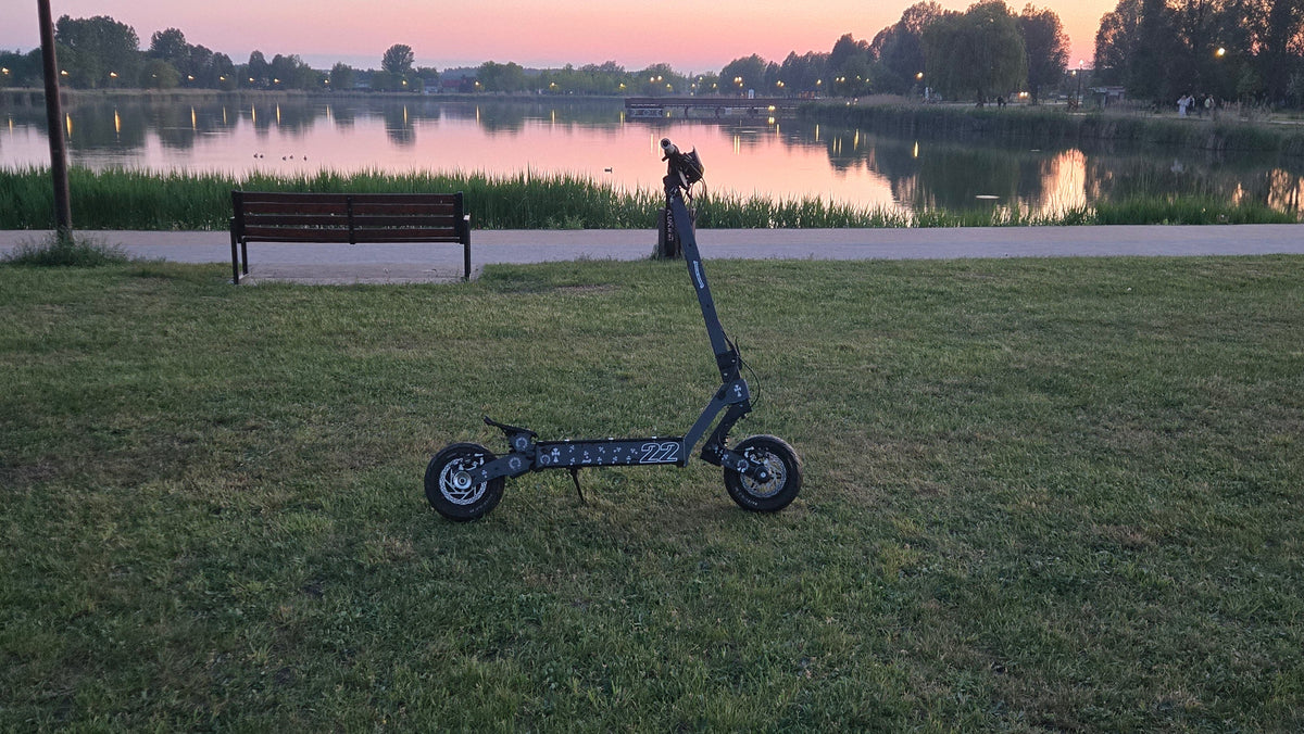 Electric Scooter wrap / graphics kit kukirin G2 G4 Ausom l1 - Chrom H