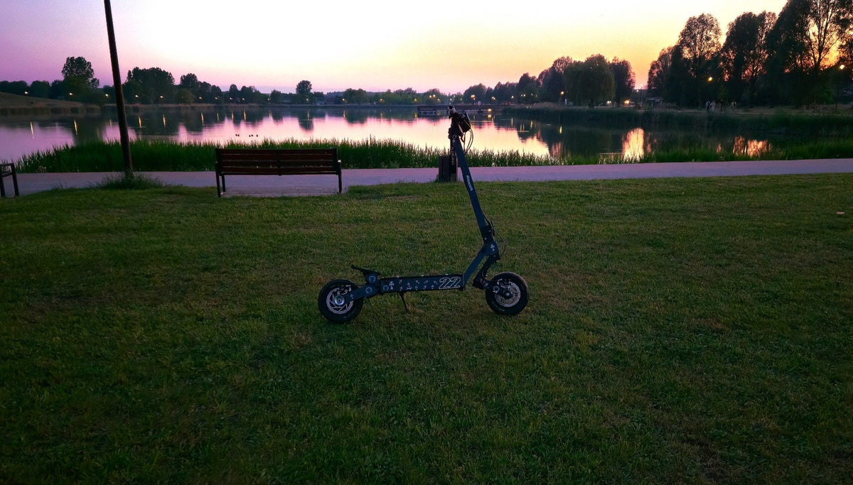Electric Scooter wrap / graphics kit kukirin G2 G4 Ausom l1 - Chrom H