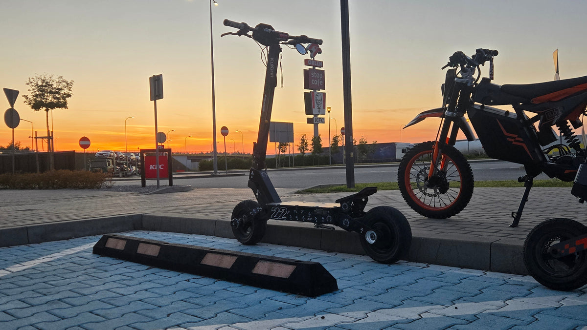 Electric Scooter wrap / graphics kit kukirin G2 G4 Ausom l1 - Chrom H