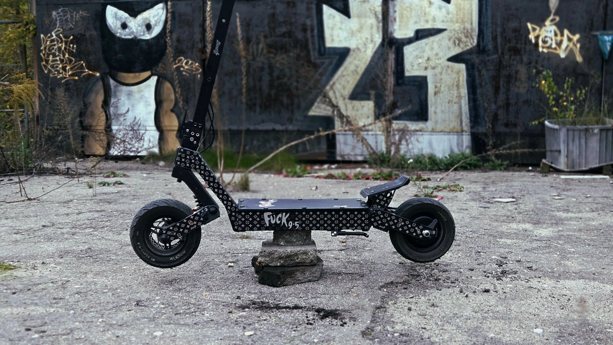 Electric Scooter wrap / graphics kit kukirin G2 G4 Ausom l1 – Larp Blueprint