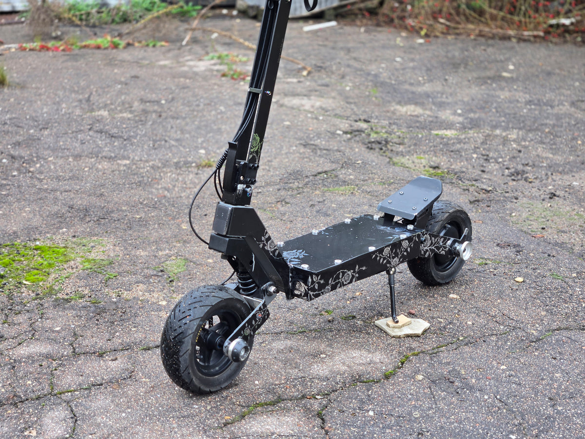 Electric Scooter wrap / graphics kit kukirin G2 G4 Ausom l1 – roses and vines