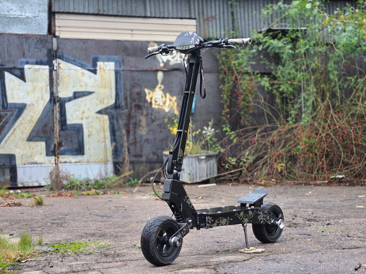 Electric Scooter wrap / graphics kit kukirin G2 G4 Ausom l1 – roses and vines