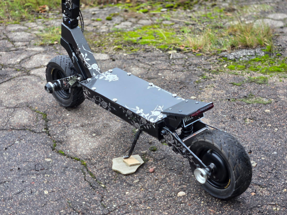 Electric Scooter wrap / graphics kit kukirin G2 G4 Ausom l1 – roses and vines
