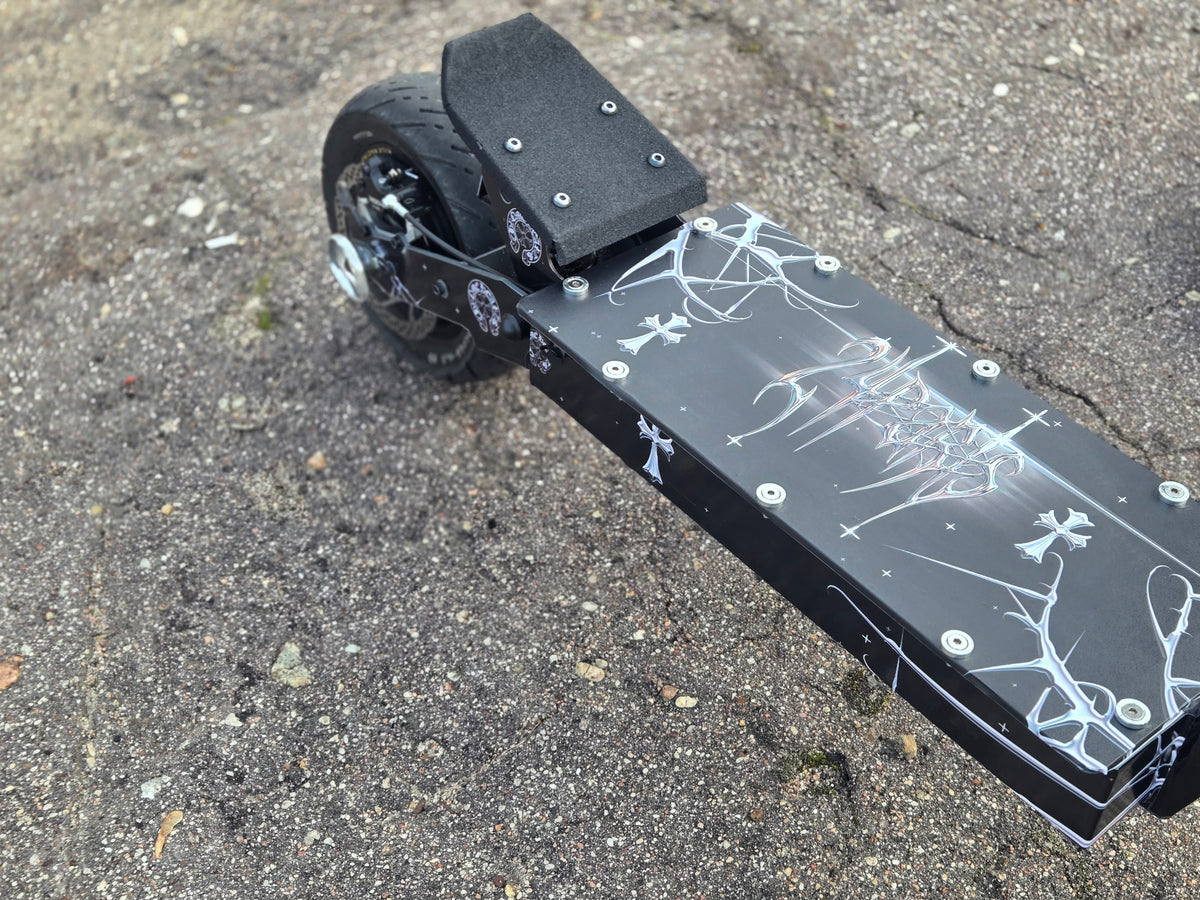 Electric Scooter wrap / graphics kit kukirin G2 G4 Ausom l1 – Chrome H Remaster