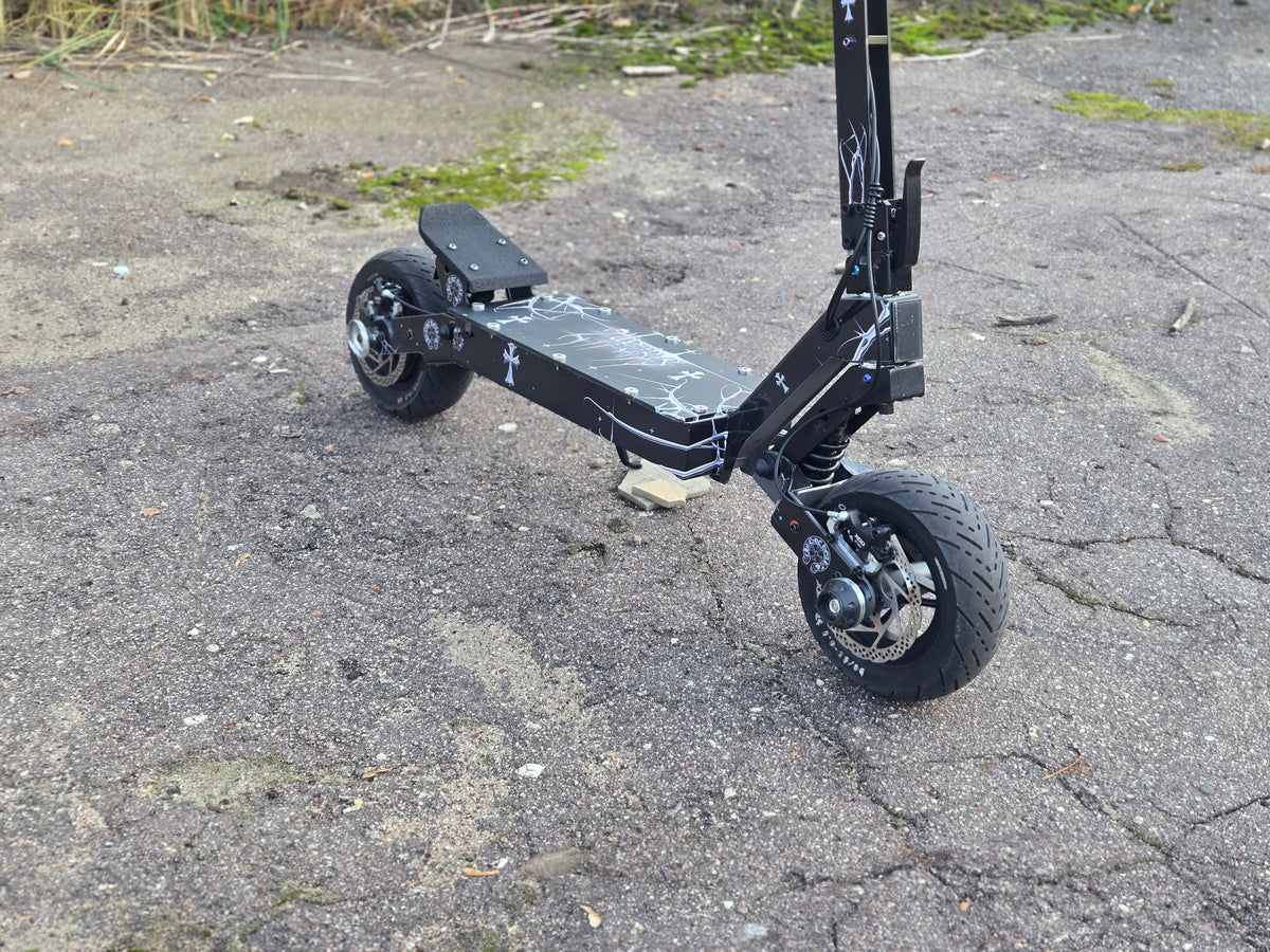 Electric Scooter wrap / graphics kit kukirin G2 G4 Ausom l1 – Chrome H Remaster