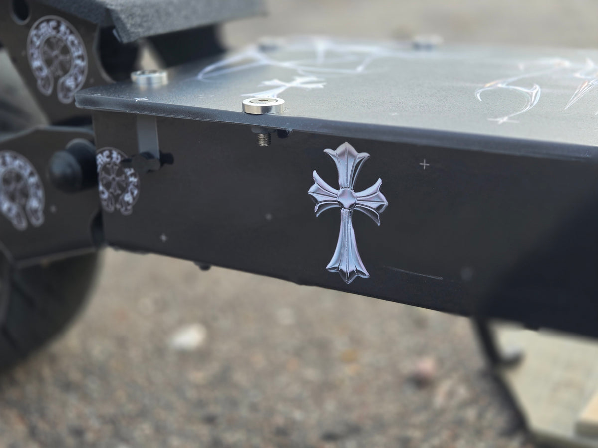 Electric Scooter wrap / graphics kit kukirin G2 G4 Ausom l1 – Chrome H Remaster