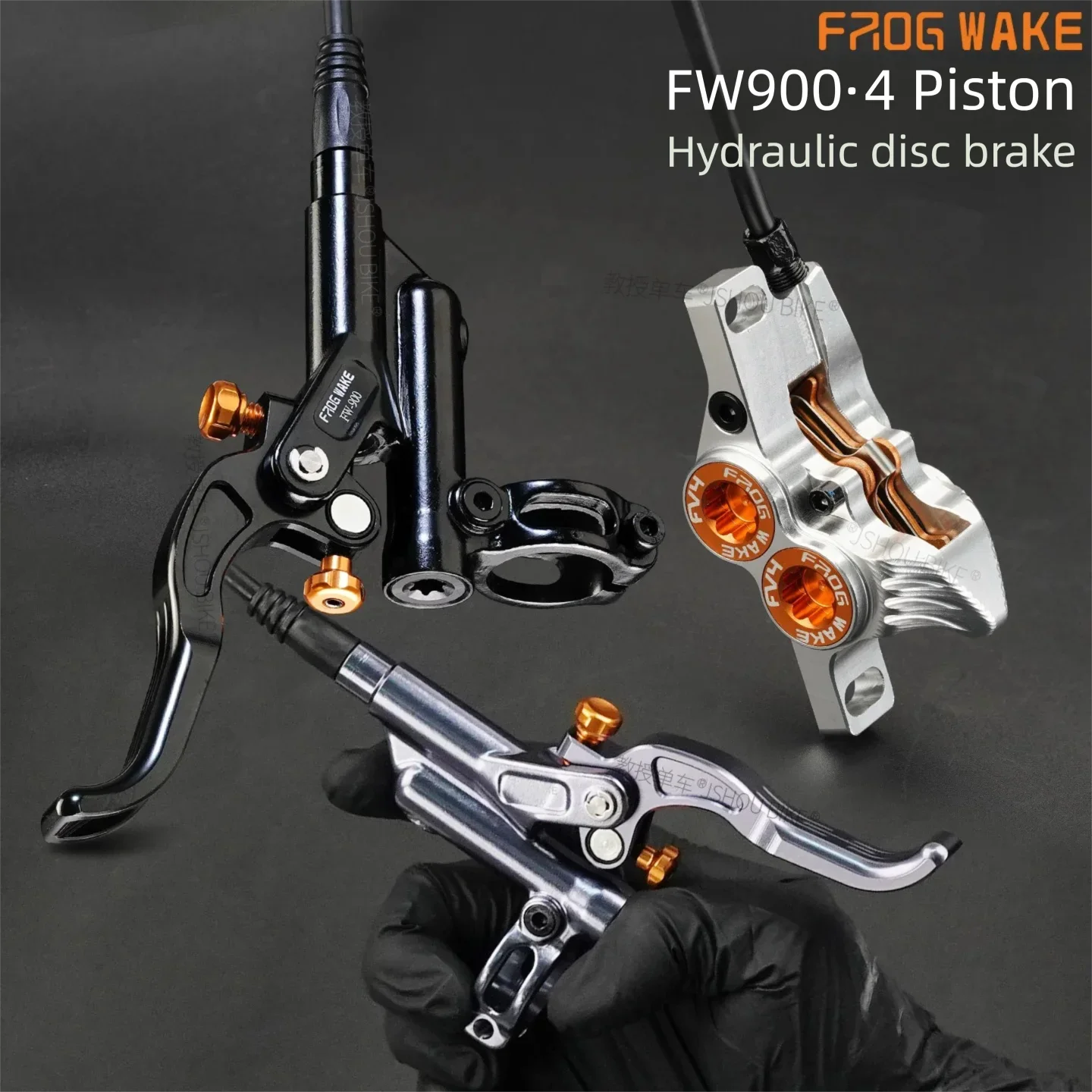 FROG WAKE FW900 potężne hamulce hydrauliczne 4 tłokowe