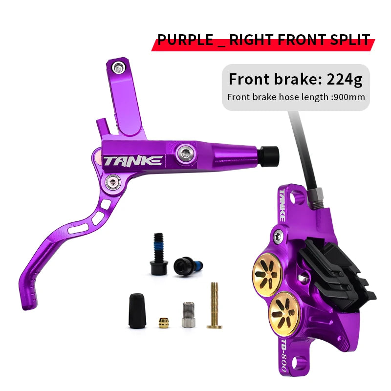 TANKE MTB — hydrauliczny hamulec tarczowy 4‑tłoczkowy,