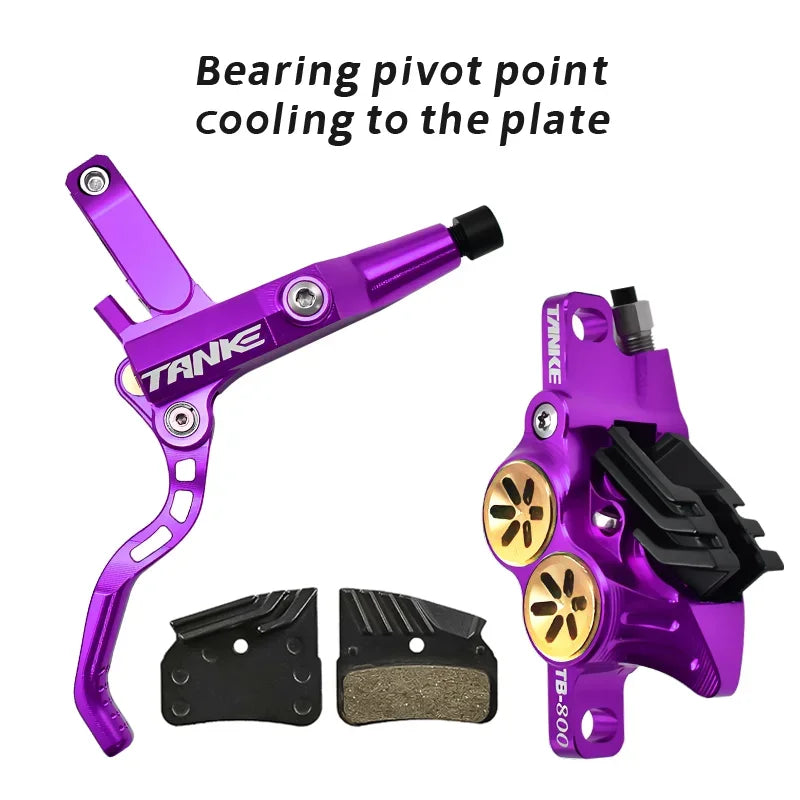 TANKE MTB — hydrauliczny hamulec tarczowy 4‑tłoczkowy,