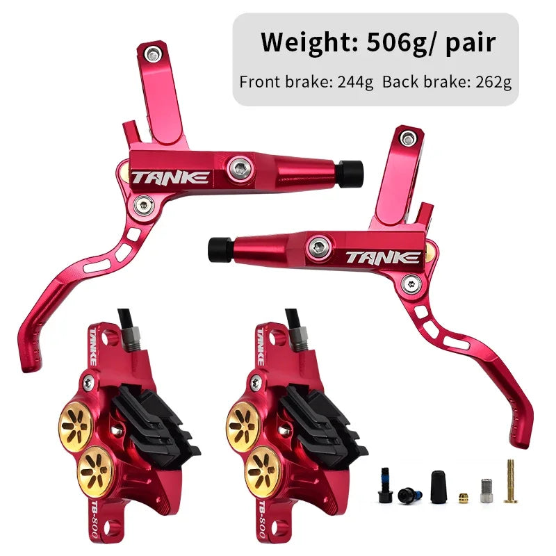 TANKE MTB — hydrauliczny hamulec tarczowy 4‑tłoczkowy,