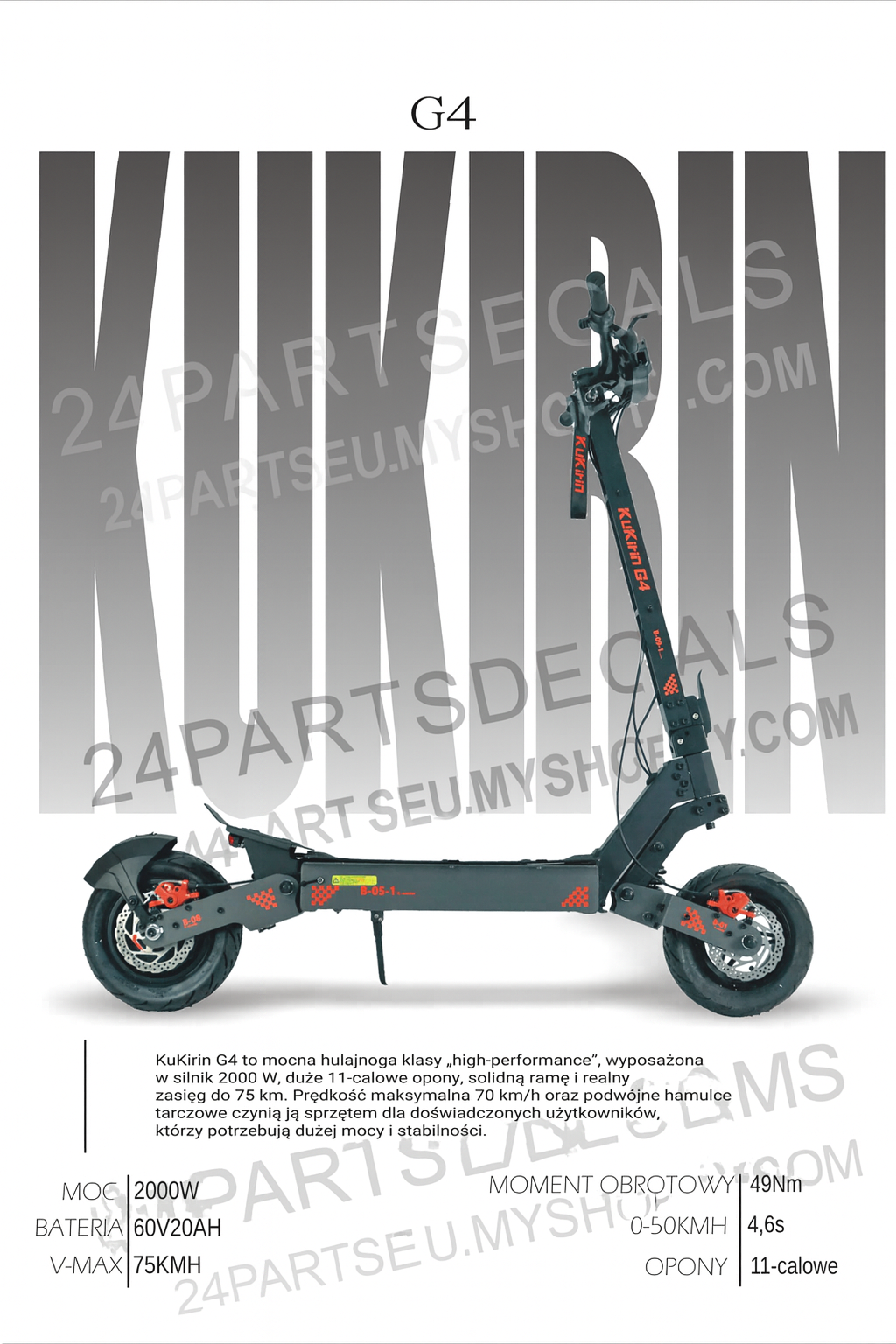 Plakat e‑bike / hulajnoga – wysokiej jakości druk .custom obrazy