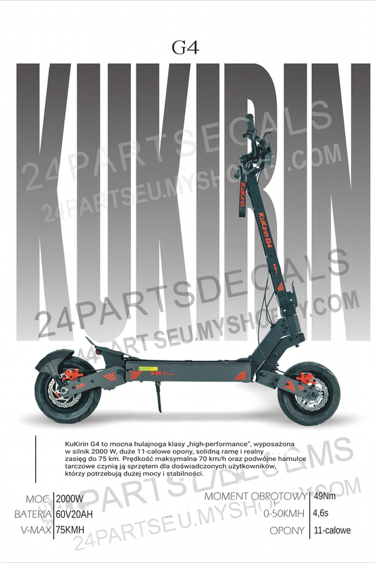 Plakat e‑bike / hulajnoga – wysokiej jakości druk .custom obrazy