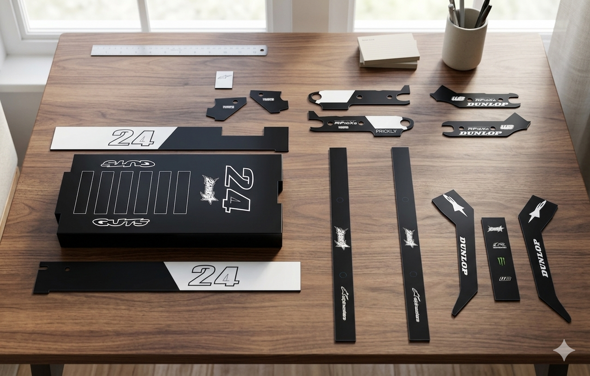 escooter graphics kit ( kukirn g2 g4 ausom l1 NEW DROP! – 2 tone decals 2