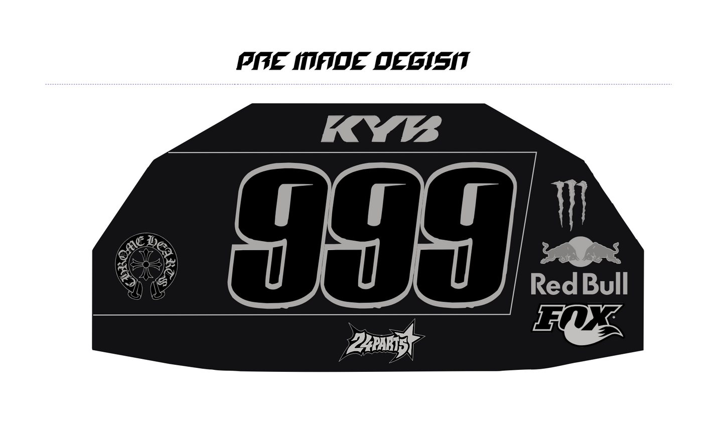 number plate kukirin premade degisn