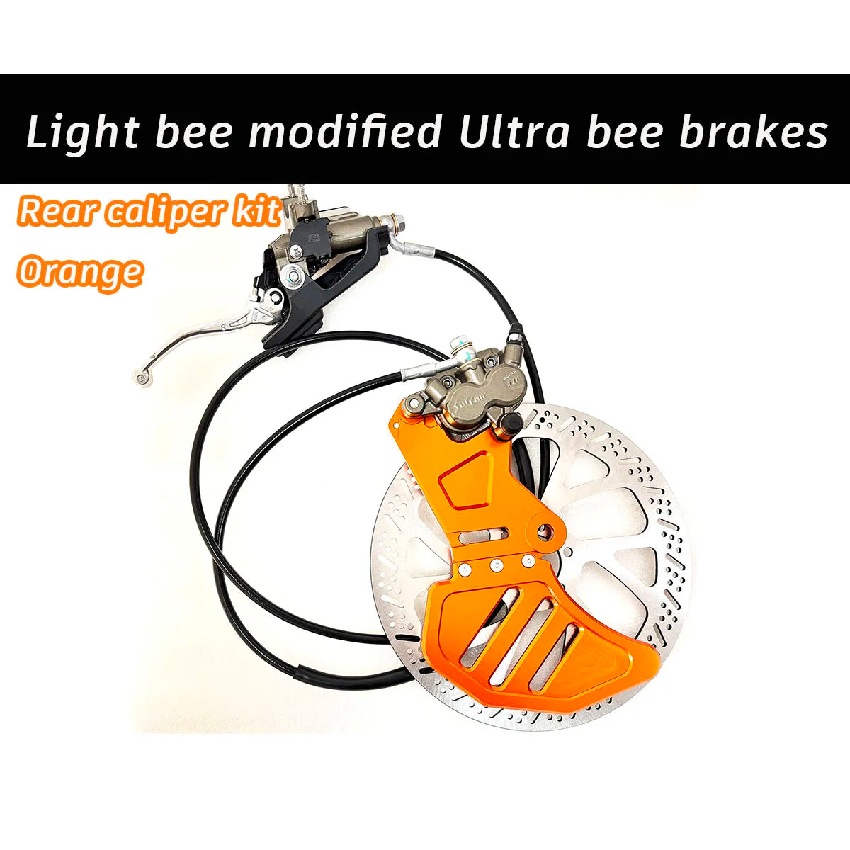 Light bee / Eride Pro SS Mod Ultra bee Brake System Front /Rear Caliper Adapter Lightweight  Caliper bracket and brake kit