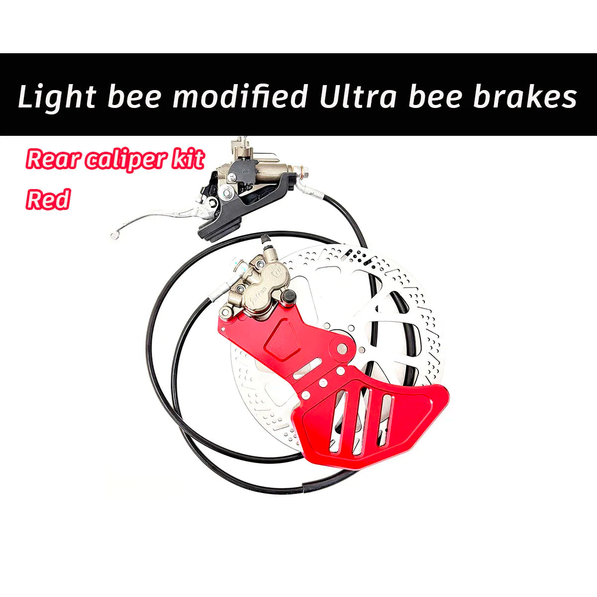 Light bee / Eride Pro SS Mod Ultra bee Brake System Front /Rear Caliper Adapter Lightweight  Caliper bracket and brake kit