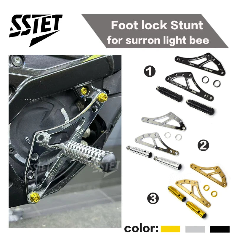 Foot Lock do Surrona – Aluminiowy Blokada Stopy / Stunt Foot Peg Lock