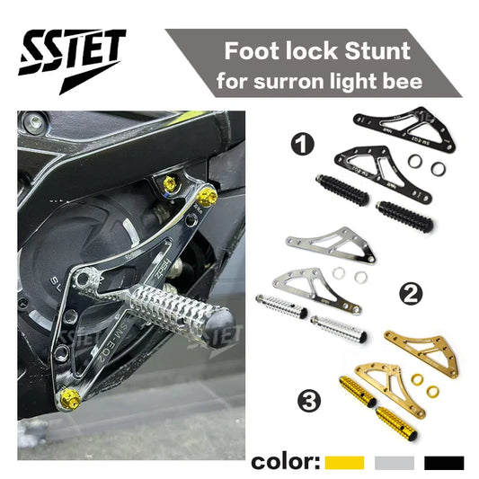 Foot Lock do Surrona – Aluminiowy Blokada Stopy / Stunt Foot Peg Lock