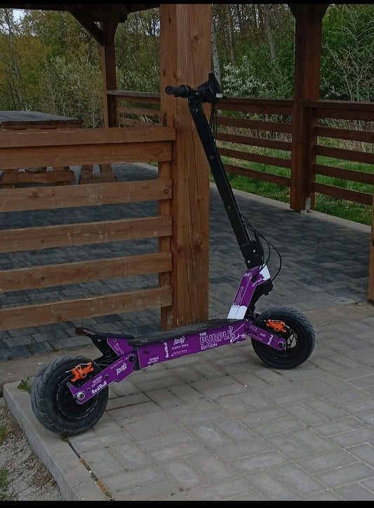 Electric Scooter wrap / graphics kit kukirin G2 G4 Ausom l1 – redbull purple edy