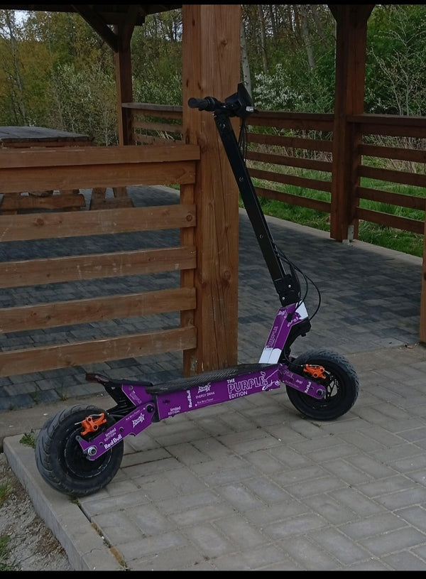 Electric Scooter wrap / graphics kit kukirin G2 G4 Ausom l1 – redbull purple edy