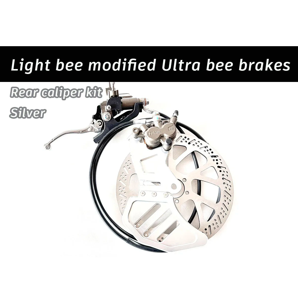 Light bee / Eride Pro SS Mod Ultra bee Brake System Front /Rear Caliper Adapter Lightweight  Caliper bracket and brake kit