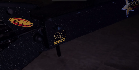 Premium folia jak brokat świecąca czarna