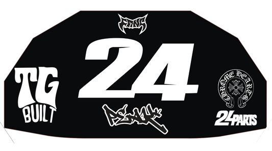 Number plate na Kukirin g2 g3 g4 numer plate mx decals naklejka front G