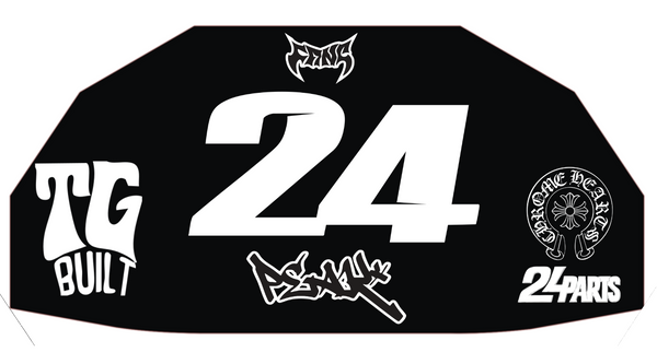 Number plate na Kukirin g2 g3 g4 numer plate mx decals naklejka front G