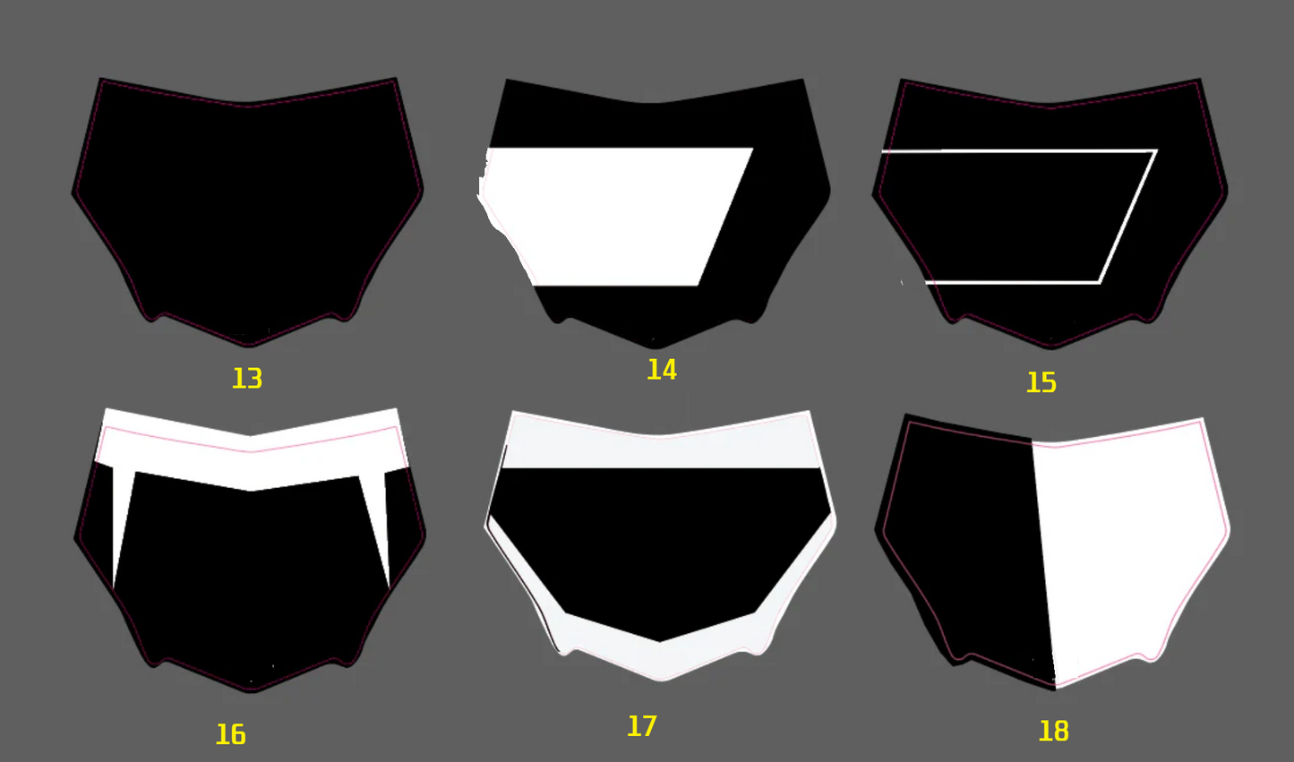 MOTOCUZ/ODI front plate sticker