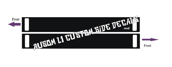 ausom l1 custom side decals