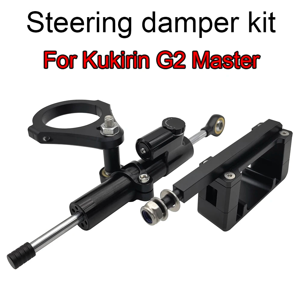 Zestaw damper do Kukirin G2 Master bez wiercenia, gotowy do montażu.