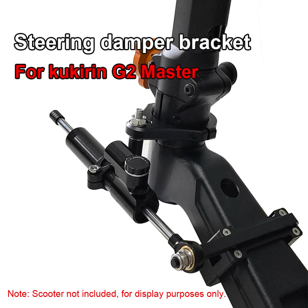 Zestaw damper do Kukirin G2 Master bez wiercenia, gotowy do montażu.