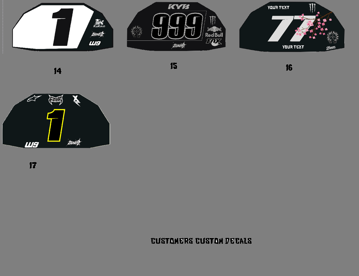 Number plate na Kukirin g2 g3 g4 numer plate mx decals naklejka front G