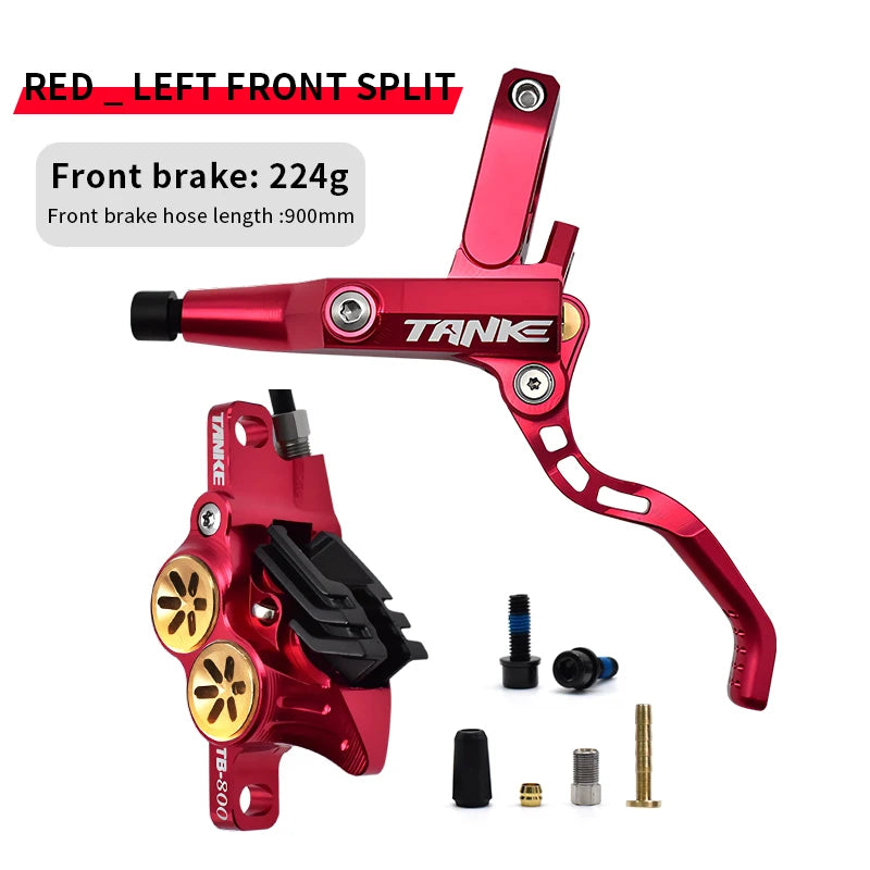 TANKE MTB — hydrauliczny hamulec tarczowy 4‑tłoczkowy,