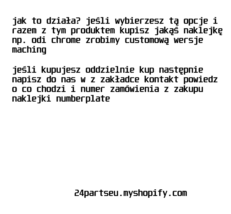 naklejka fork guard na kugoo wish 01 / tuttio soleil 01