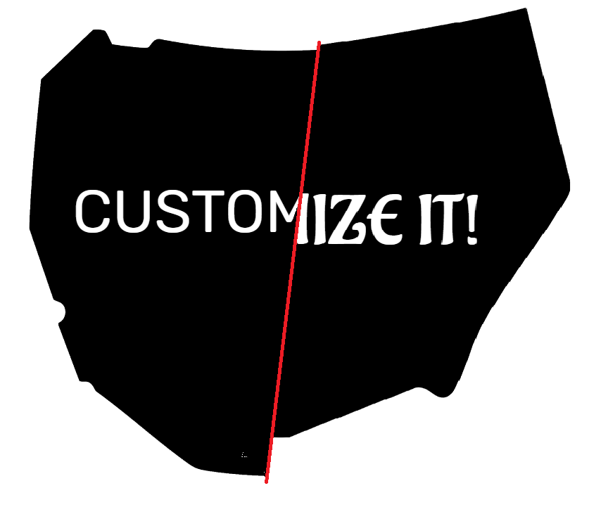 MOTOCUZ/ODI front plate sticker