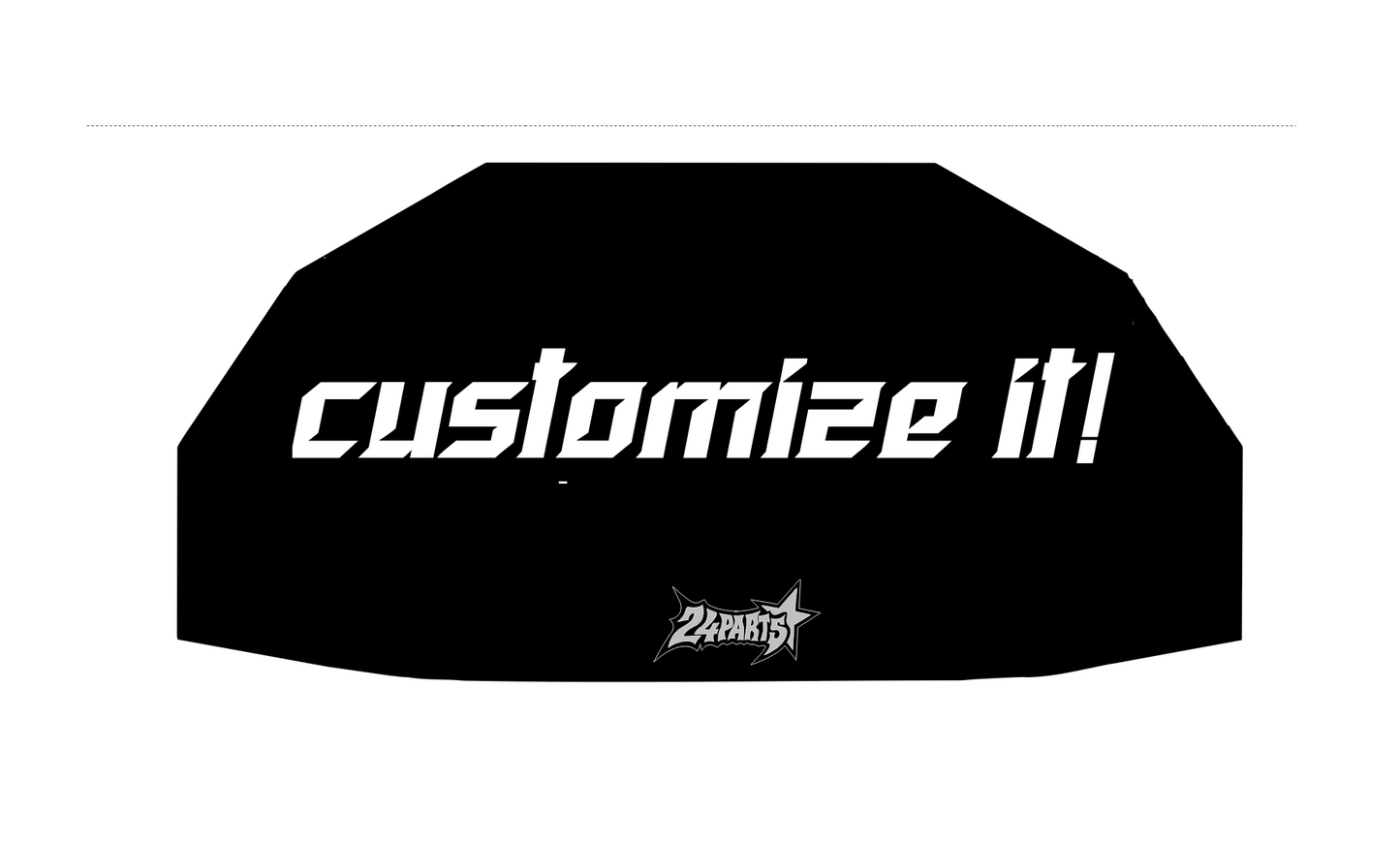 Number plate for Kukirin g2 g3 g4 numer plate mx decals naklejka front