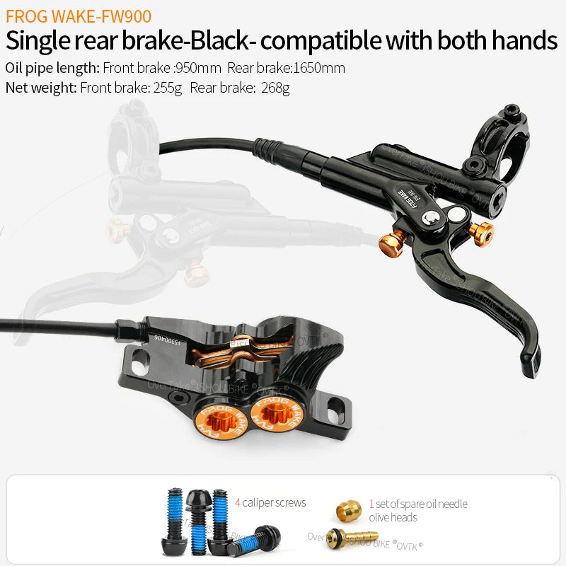 FROG WAKE FW900 potężne hamulce hydrauliczne 4 tłokowe