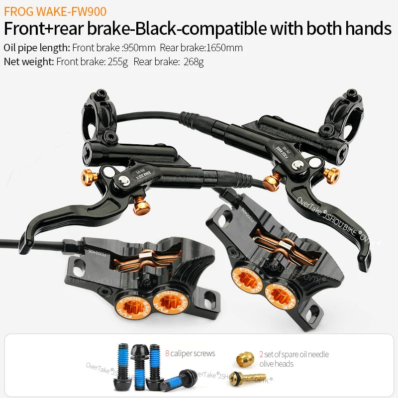 FROG WAKE FW900 potężne hamulce hydrauliczne 4 tłokowe