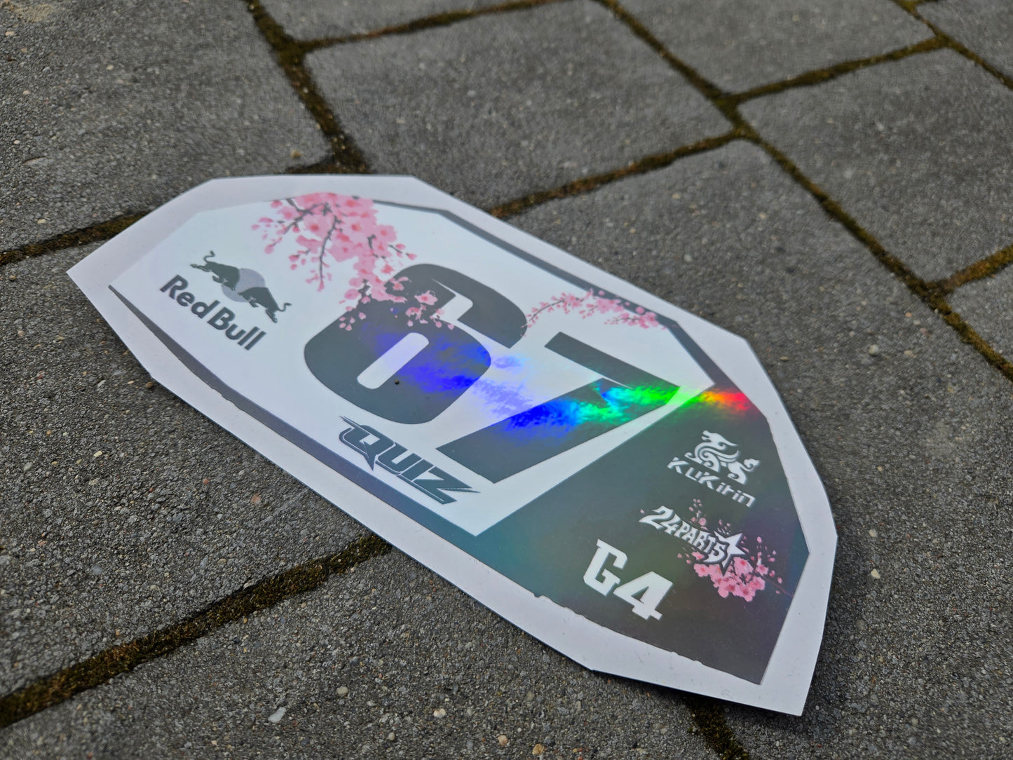 Number plate for Kukirin g2 g3 g4 numer plate mx decals naklejka front