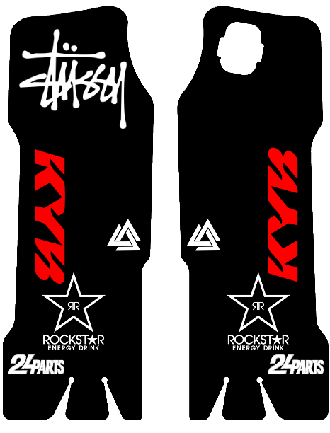 neklejka na osłone lagi surron / KKE  Fork guard