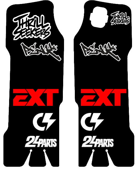 neklejka na osłone lagi surron / KKE  Fork guard