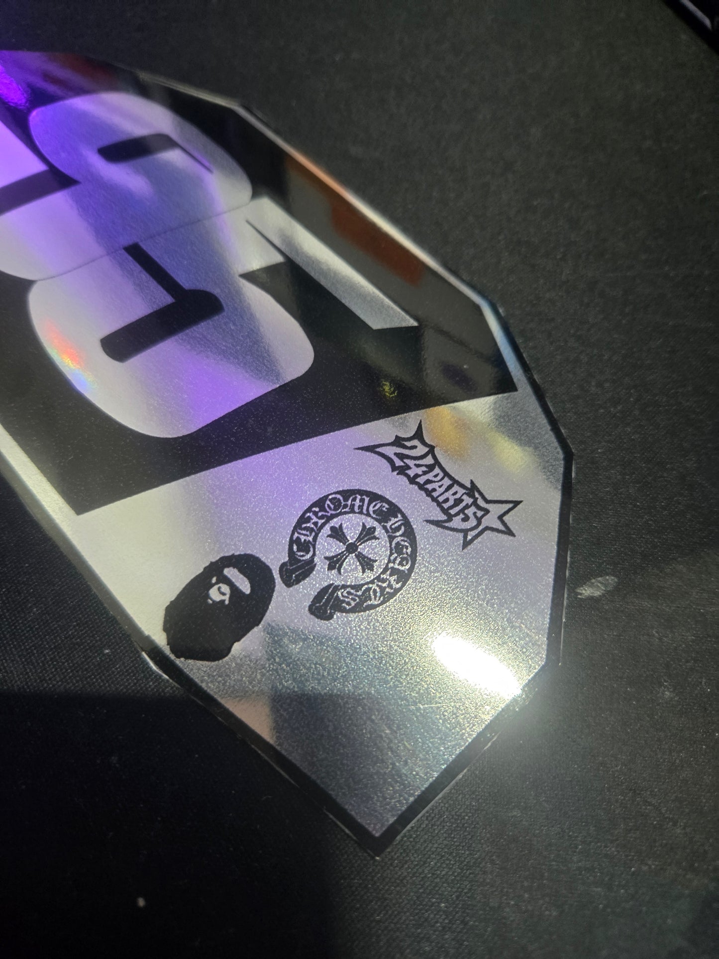 Number plate for Kukirin g2 g3 g4 numer plate mx decals naklejka front