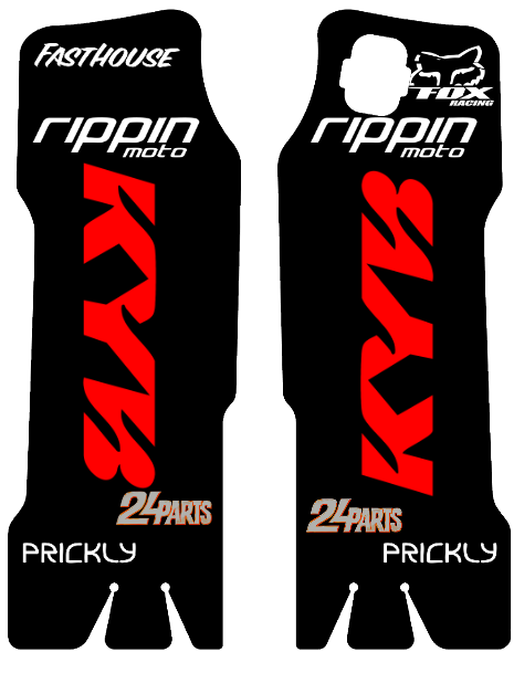 neklejka na osłone lagi surron / KKE  Fork guard
