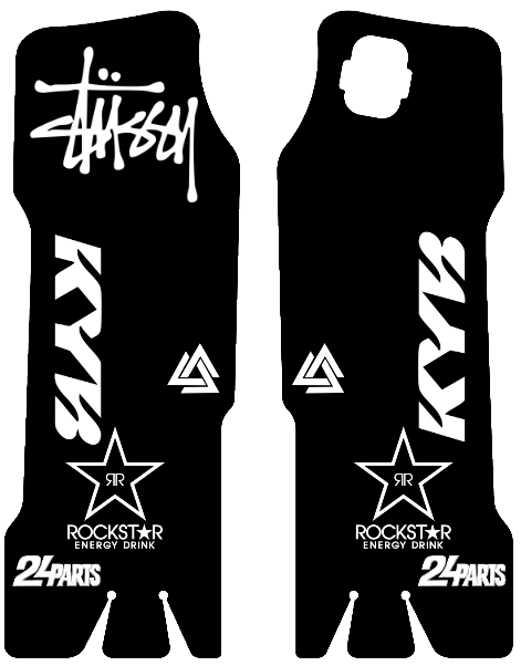 neklejka na osłone lagi surron / KKE  Fork guard