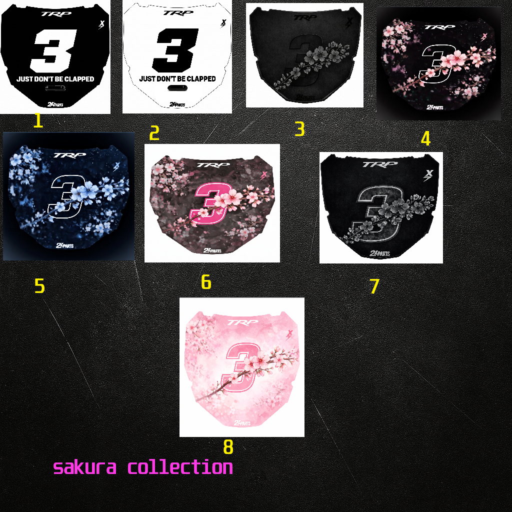 MOTOCUZ/ODI front plate sticker